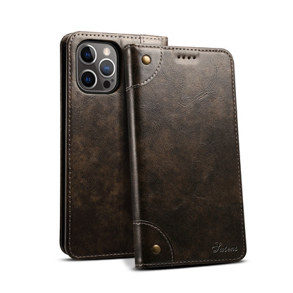 Baroque Wallet Stand iPhone 12 Pro Max Case Magtic Flip