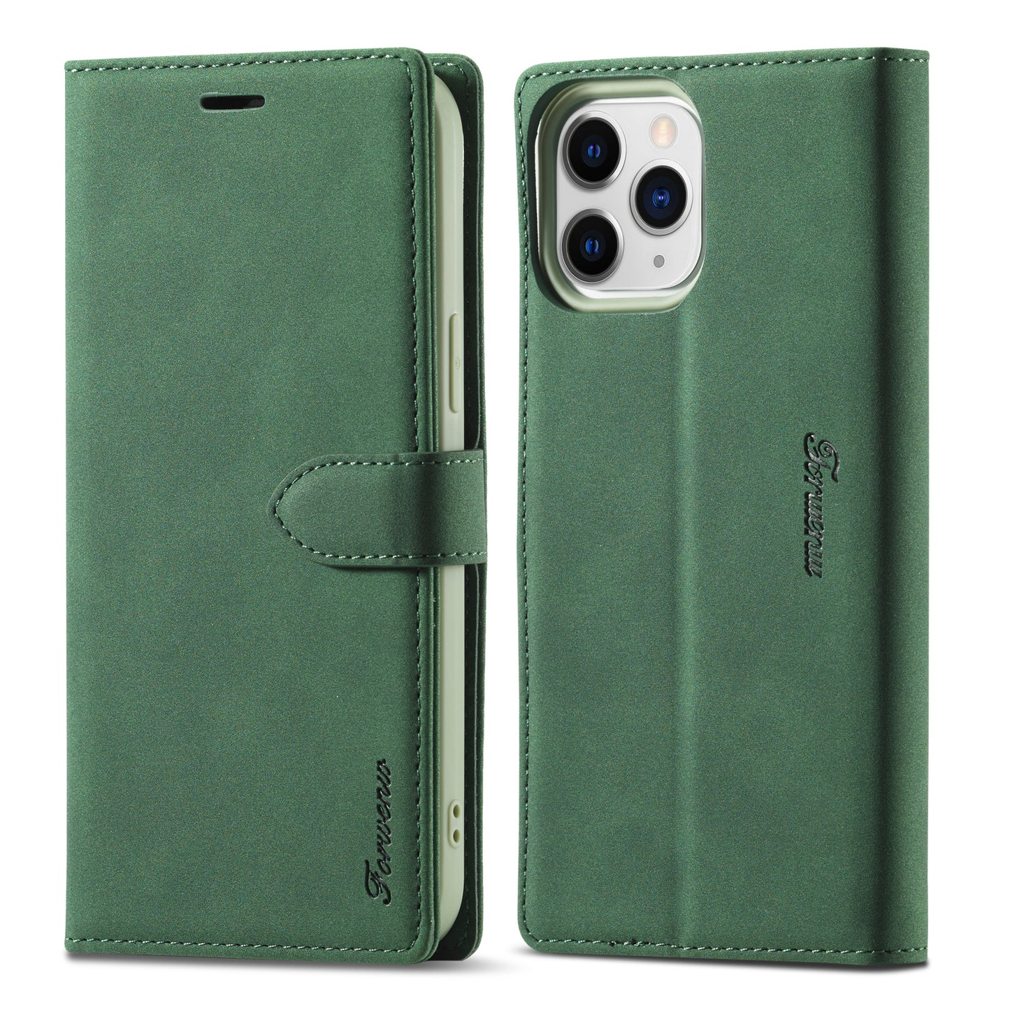 Gentry Slim Wallet Stand iPhone 12 Pro Max Case Buckle