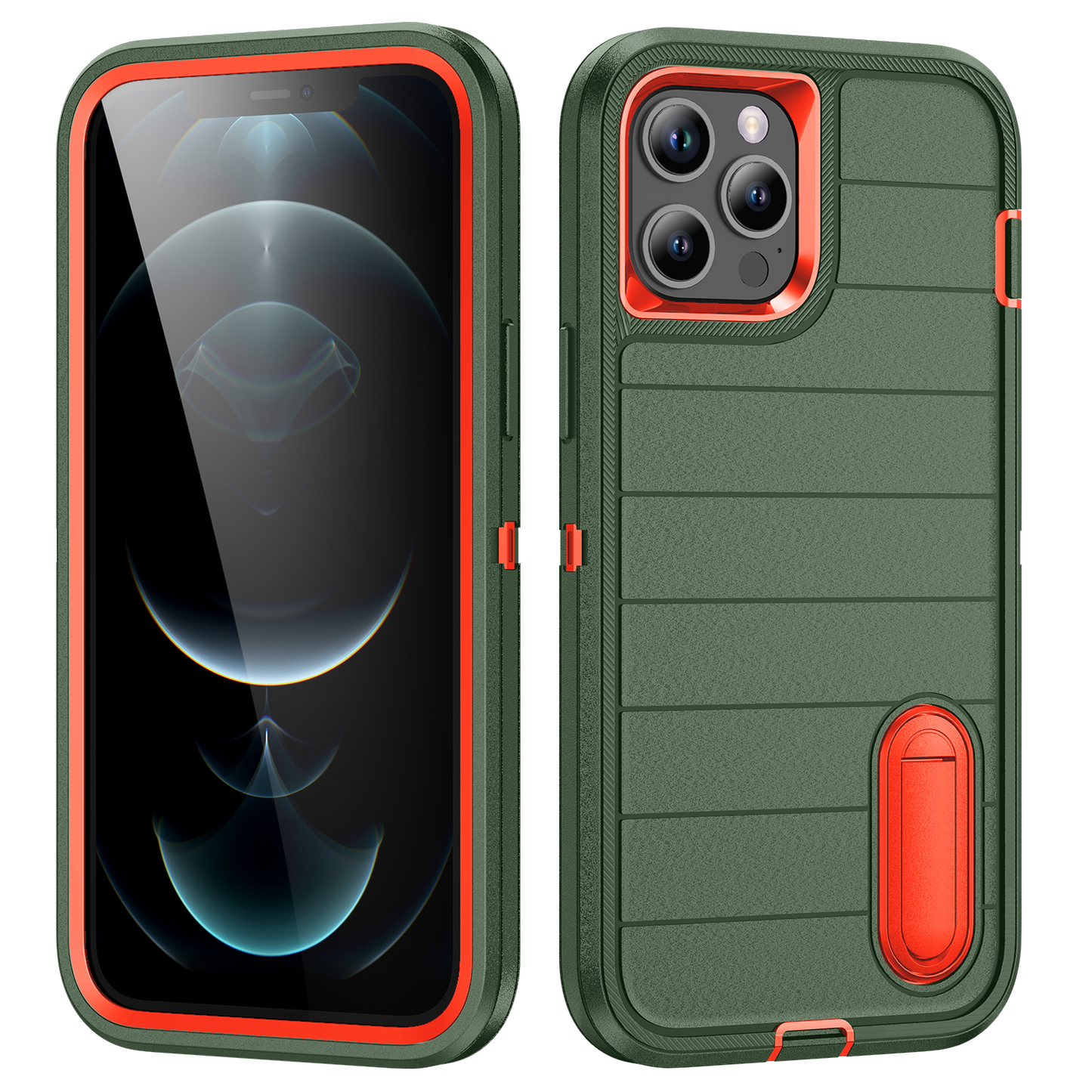 Defender iPhone 12 Pro Max Case Rotating Ring Stand