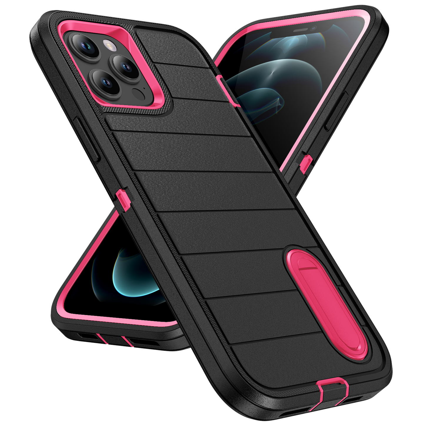 Defender iPhone 12 Pro Max Case Rotating Ring Stand