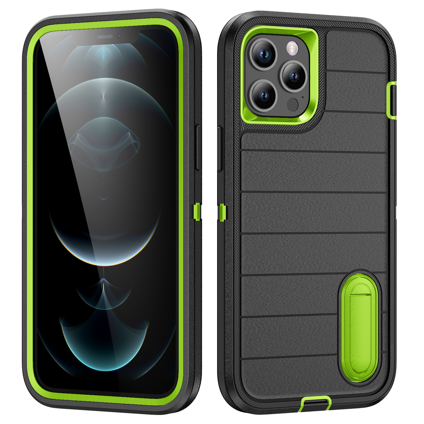 Defender iPhone 12 Pro Max Case Rotating Ring Stand