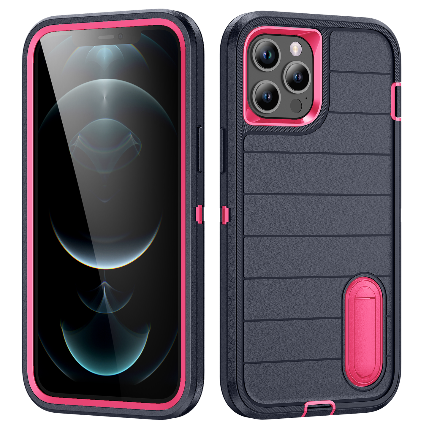 Defender iPhone 12 Pro Max Case Rotating Ring Stand