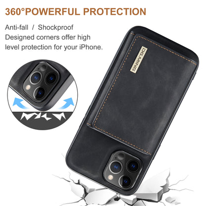 Retro Detachable Fold Wallet iPhone 12 Pro Case Magnetic Clip