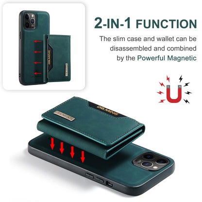 Retro Detachable Fold Card Holder iPhone 12 Pro Case Magnetic Clip