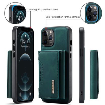 Retro Detachable Fold Card Holder iPhone 12 Pro Case Magnetic Clip