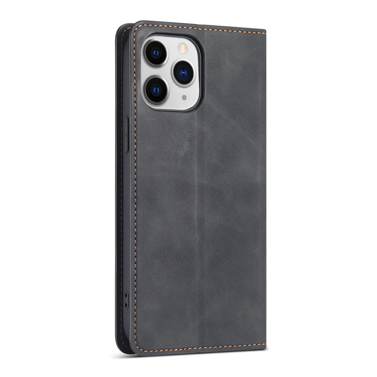 Illusion Slim Retro Leather iPhone 12 Pro Max Case Magnetic