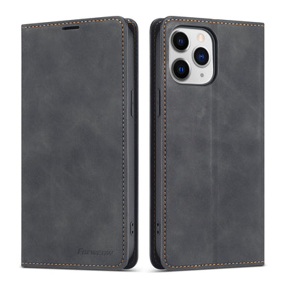 Illusion Slim Retro Leather iPhone 12 Pro Max Case Magnetic