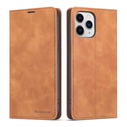 Illusion Slim Retro Leather iPhone 12 Pro Max Case Magnetic