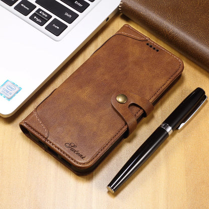 Dual Protection iPhone 16 Case Retro Book Leather