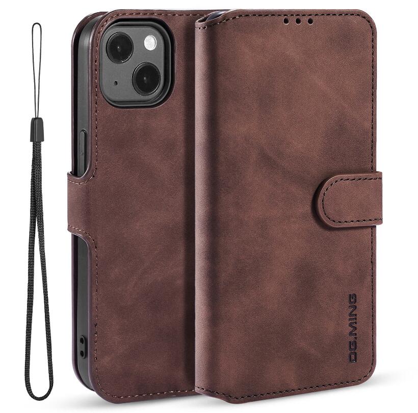 Classical Leather iPhone 12 Pro Case Wallet Stand