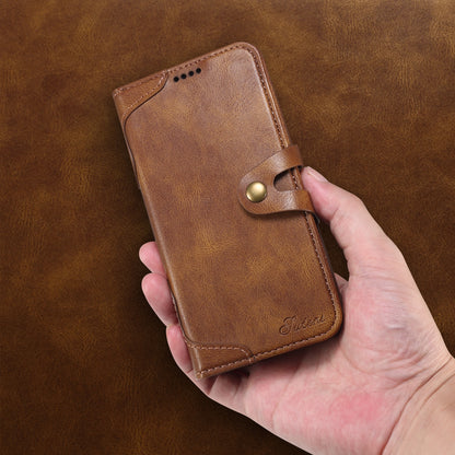 Dual Protection iPhone 12 Case Retro Book Leather