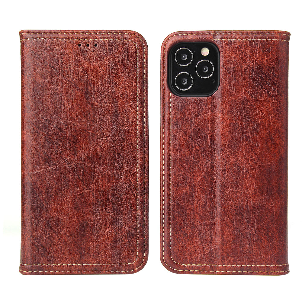 Tree Artificial Leather iPhone 12 Mini Case Wallet Stand