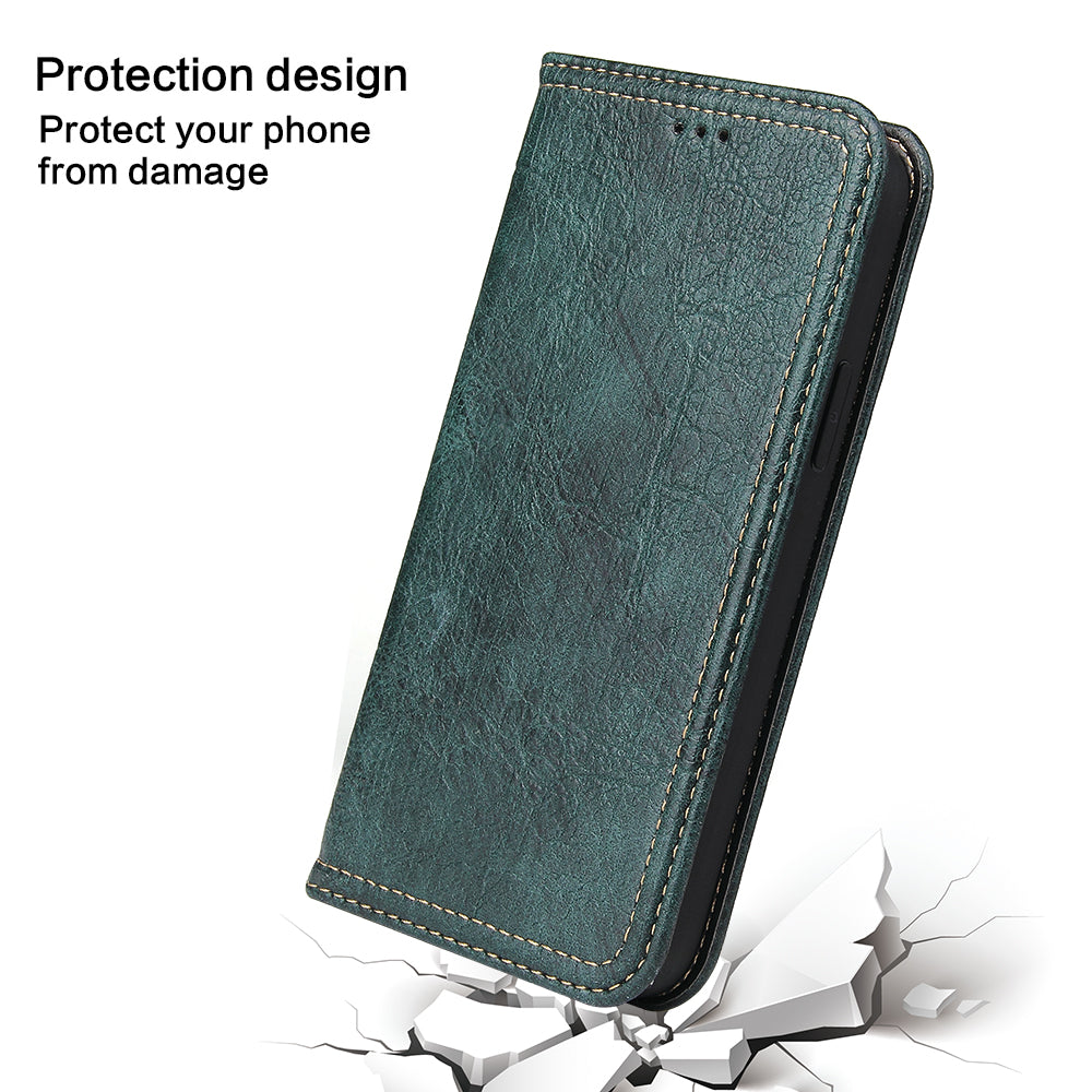 Tree Artificial Leather iPhone 12 Pro Case Wallet Stand