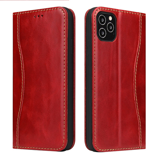 West Gun Crow Genuine Leather iPhone 12 Case Wallet