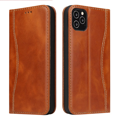 West Gun Crow Genuine Leather iPhone 12 Pro Case Wallet