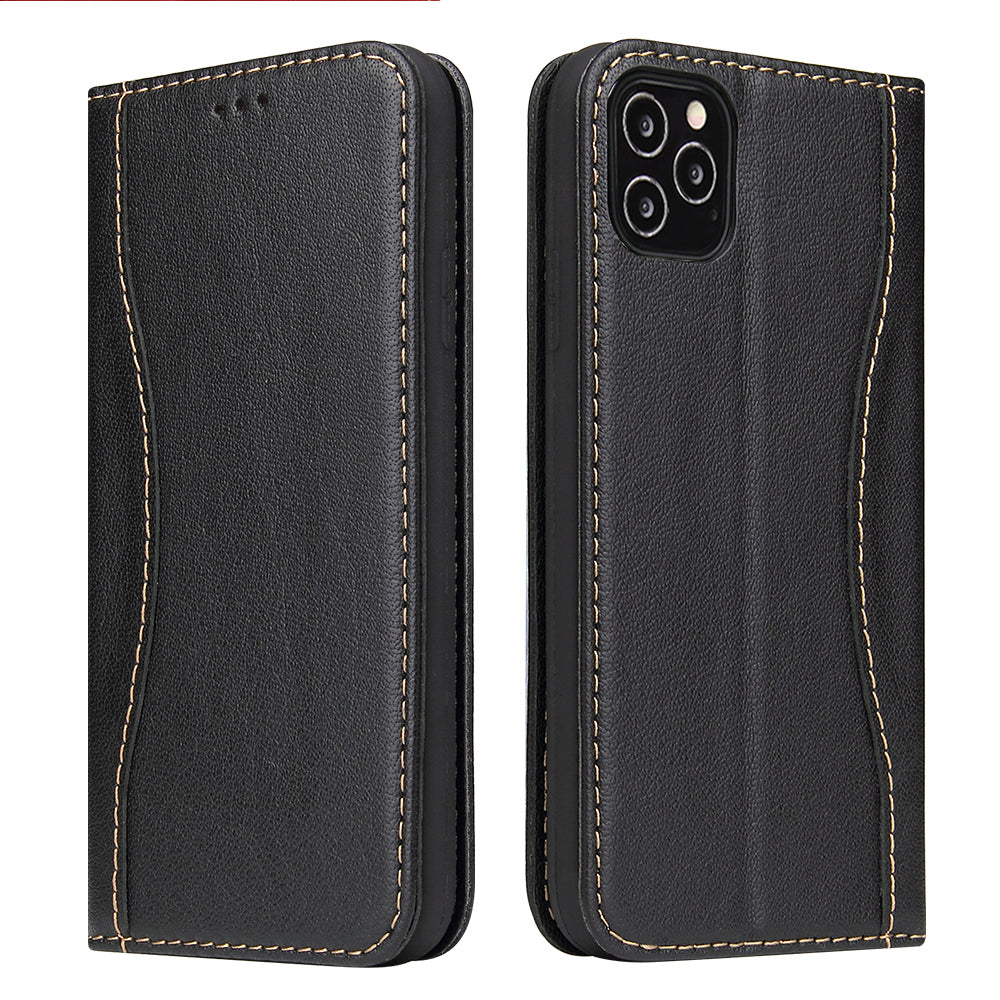 West Gun Crow Genuine Leather iPhone 12 Pro Case Wallet