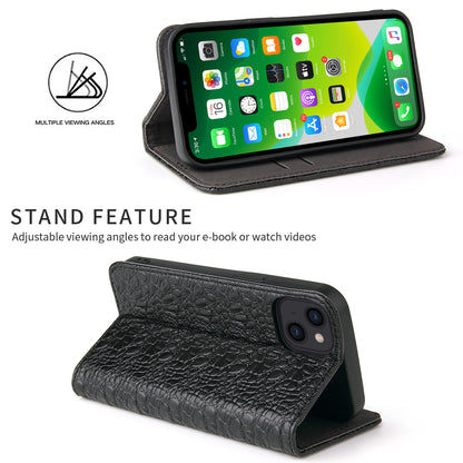 Deluxe Real Crocodile leather iPhone 13 Mini Case Wallet