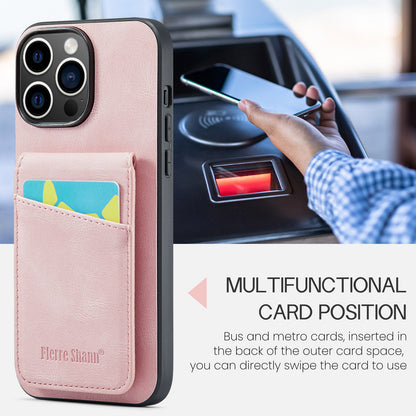 Paging Card Holder iPhone 13 Pro Max Case Flip Multifunction