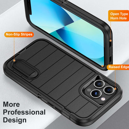 Defender iPhone 13 Case Rotating Ring Stand