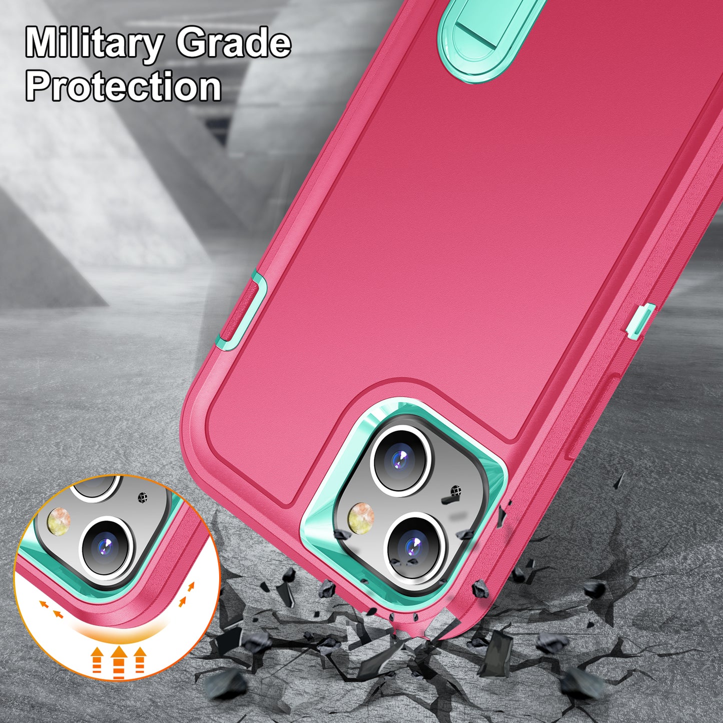 Defender Stand iPhone 13 Case Military Protection