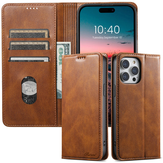 Magic Flip Leather iPhone 13 Case Wallet Stand