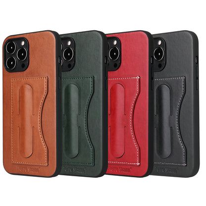 Contracted Card Holder iPhone 13 Case Beveled Stand