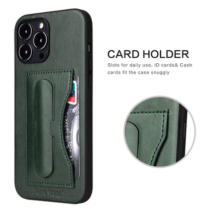 Contracted Card Holder iPhone 13 Case Beveled Stand