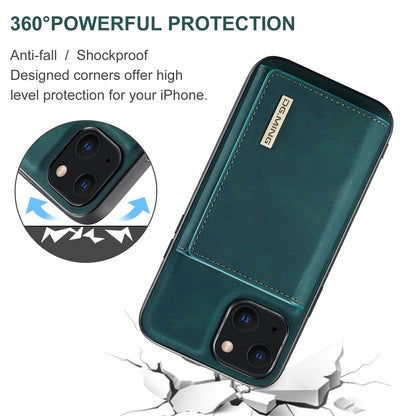 Retro Detachable Fold Wallet iPhone 13 Mini Case Magnetic Clip