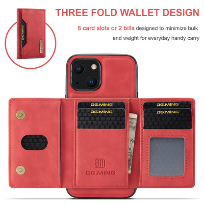 Retro Detachable Fold Card Holder iPhone 13 Case Magnetic Clip