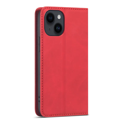 Illusion Slim Retro Leather iPhone 13 Mini Case Magnetic