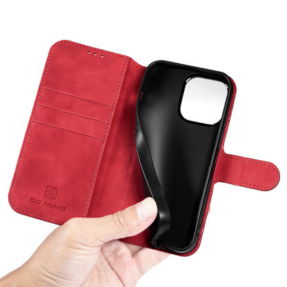 Retro Leather Edge iPhone 13 Pro Case with Hand Strap