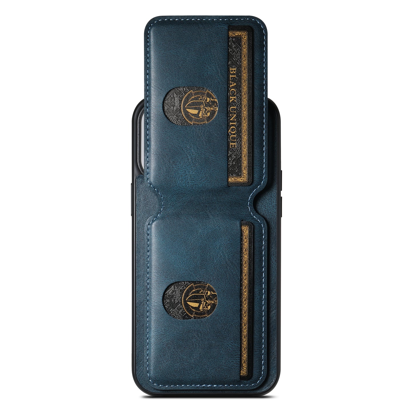 Oil Wax Leather Card Bag iPhone 11 Case Magnetic