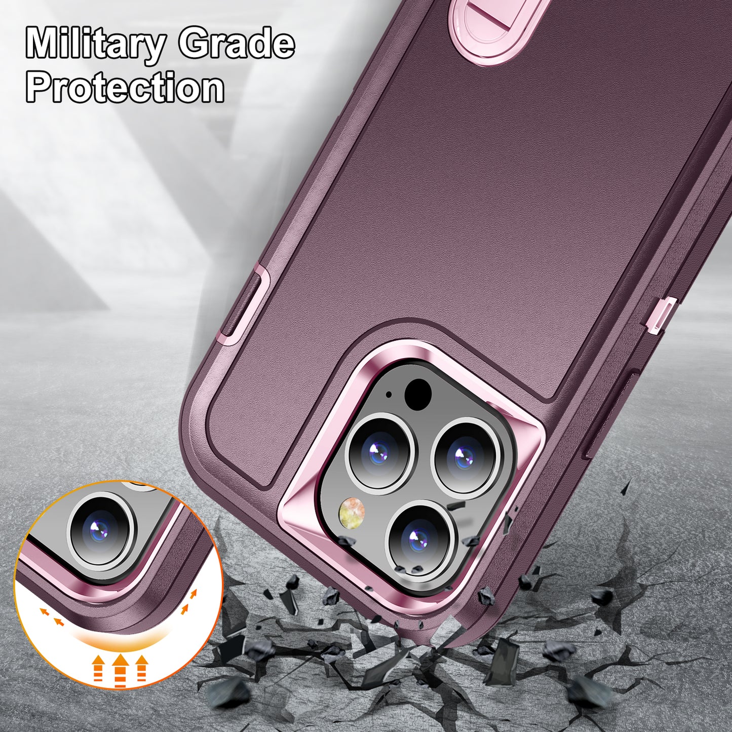 Defender Stand iPhone 13 Pro Max Case Military Protection