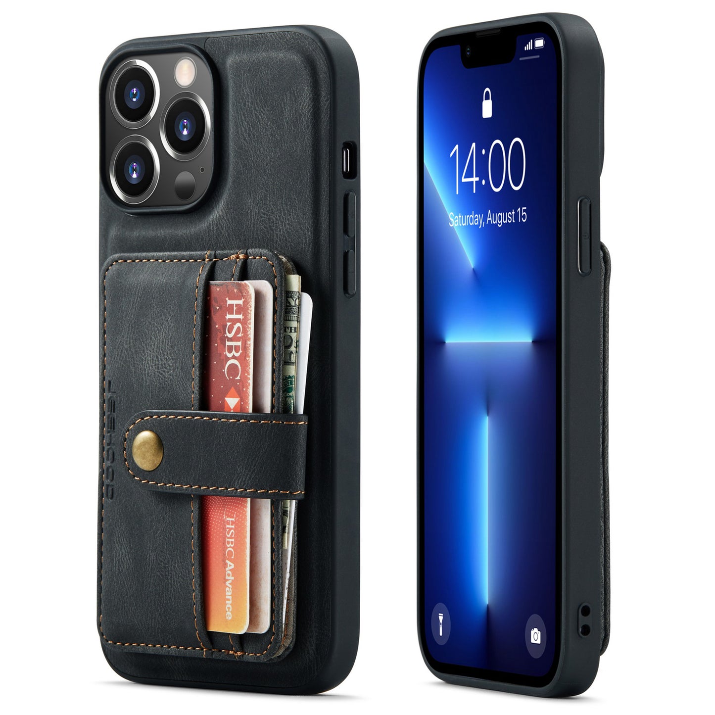 Powerful Magnetic Card Holder iPhone 12 Pro Max Case Detachable