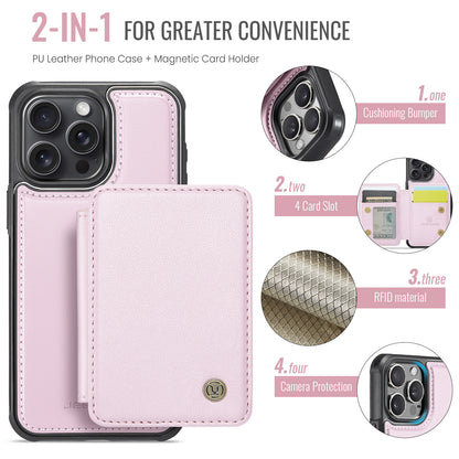 Magnetic Card Holder iPhone 13 Pro Case Detachable RFID Blocking