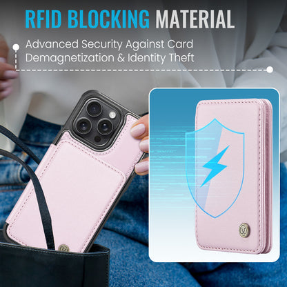 Magnetic Card Holder iPhone 13 Pro Case Detachable RFID Blocking