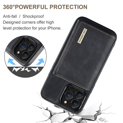 Retro Detachable Fold Wallet iPhone 13 Pro Case Magnetic Clip