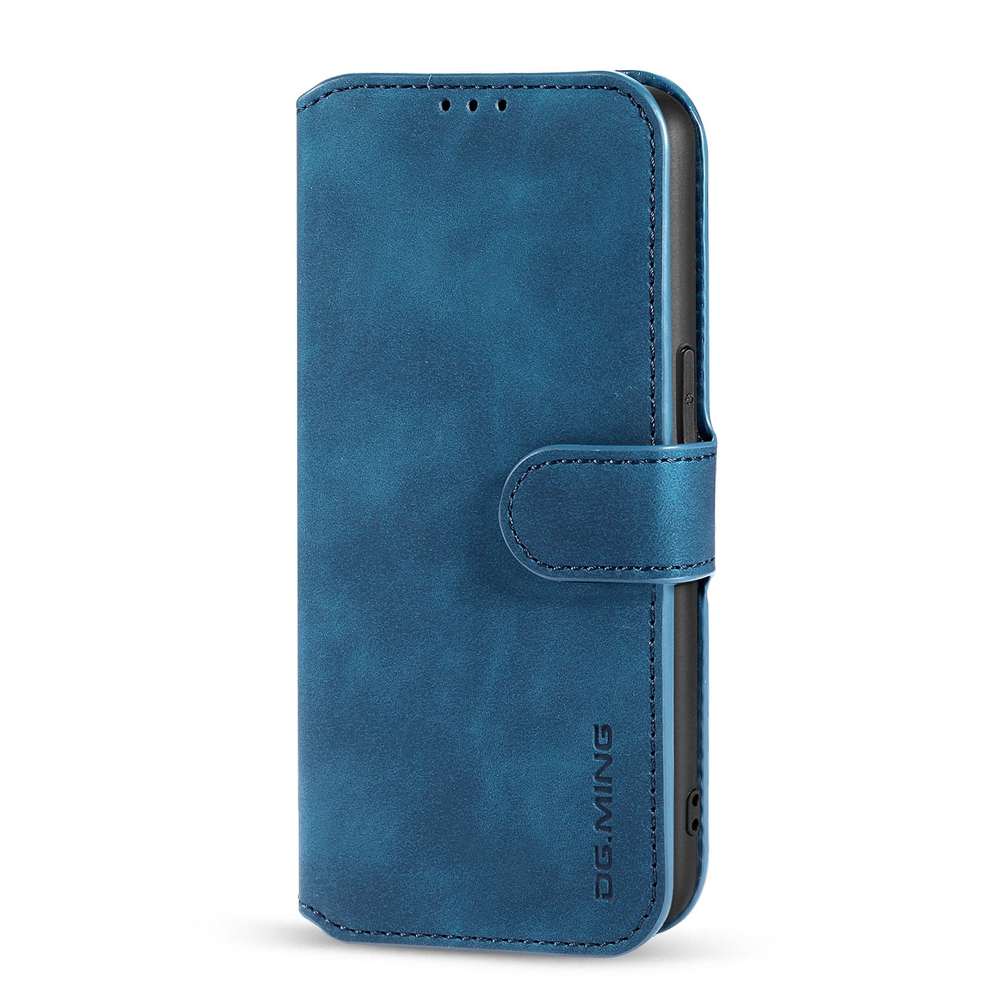 Retro Leather Edge iPhone 13 Pro Max Case with Hand Strap