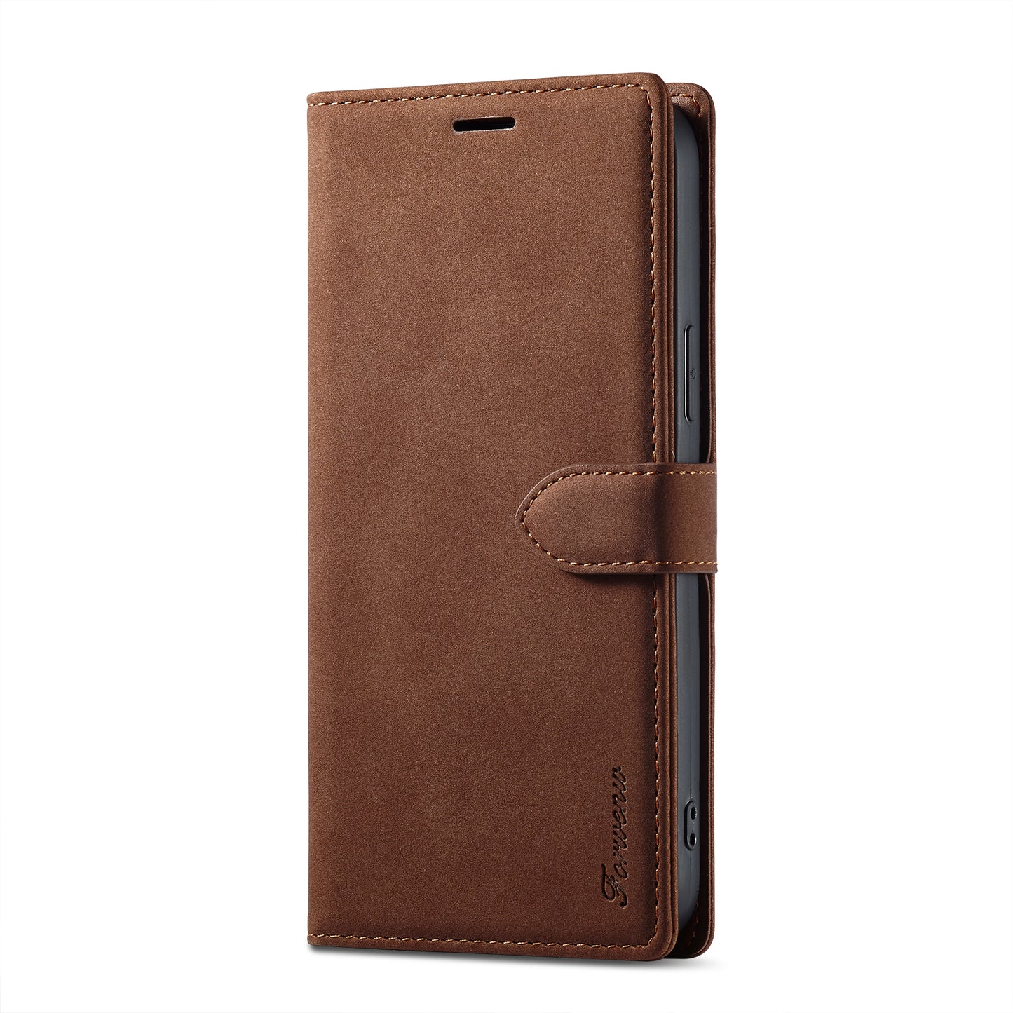 Gentry Slim Wallet Stand iPhone 13 Case Buckle