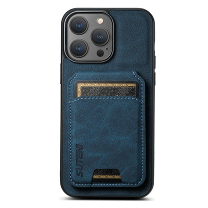 Litchi Leather Card Bag iPhone 12 Pro Case Magnetic