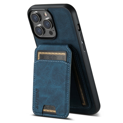 Litchi Leather Card Bag iPhone 12 Pro Case Magnetic