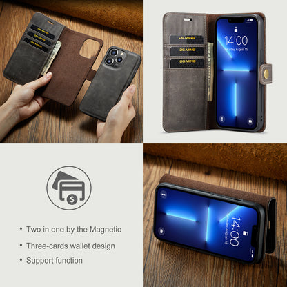 Wallet Detachable 2 In 1 Buckle iPhone 13 Pro Max Case Magnetic