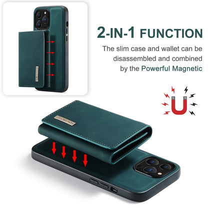 Retro Detachable Fold Wallet iPhone 13 Pro Max Case Magnetic Clip