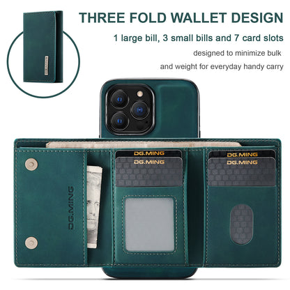 Retro Detachable Fold Wallet iPhone 13 Pro Max Case Magnetic Clip