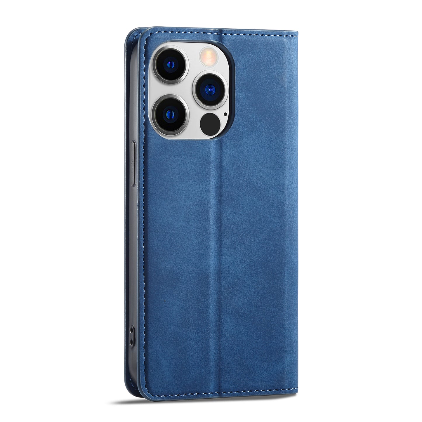 Illusion Slim Retro Leather iPhone 13 Pro Max Case Magnetic