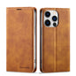 Illusion Slim Retro Leather iPhone 13 Pro Max Case Magnetic