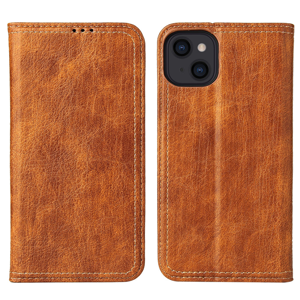 Tree Artificial Leather iPhone 13 Case Wallet Stand