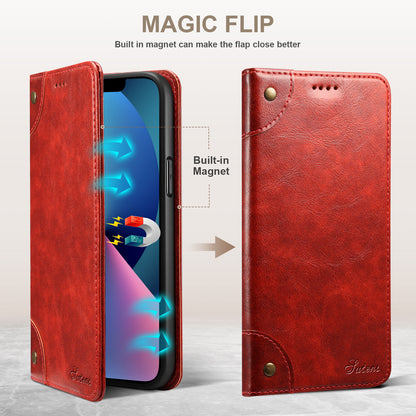 Baroque Wallet Stand iPhone 14 Case Magtic Flip