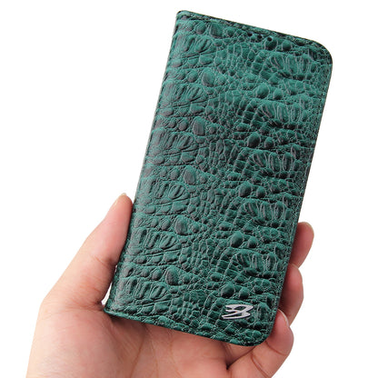 Deluxe Real Crocodile leather iPhone 14 Plus Case Wallet