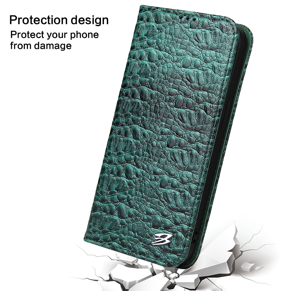 Deluxe Real Crocodile leather iPhone 14 Plus Case Wallet